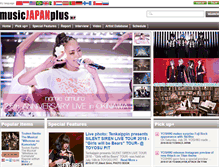 Tablet Screenshot of musicjapanplus.jp